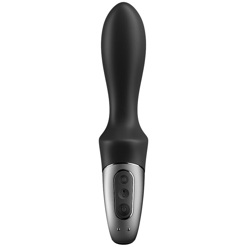Satisfyer - Vibromasseur Anal Chauffant et Connecté Heat Climax - Noir