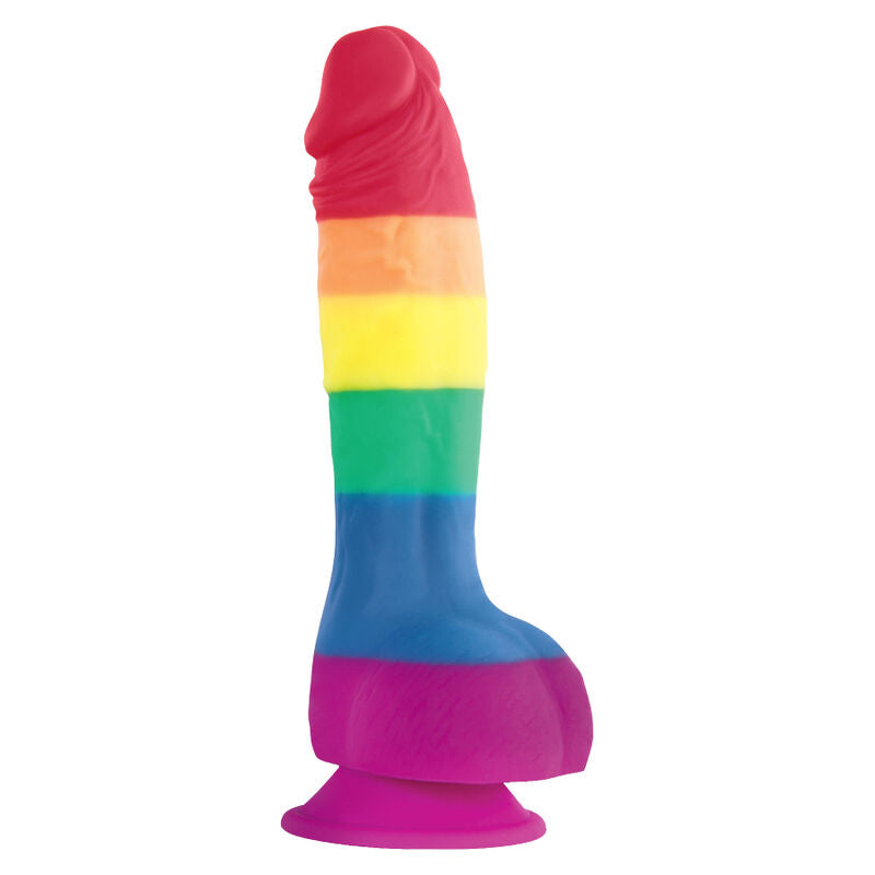 NS Novelties - Gode Ventouse Réaliste Couleur Pride / 15 cm