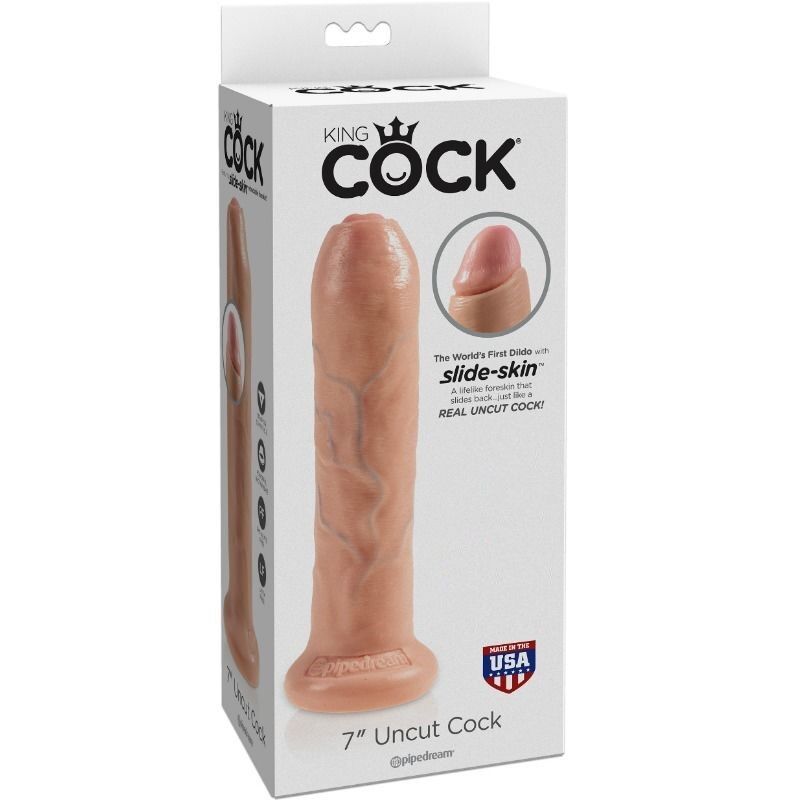 King cock - gode réaliste chair non coupée 21 cm
