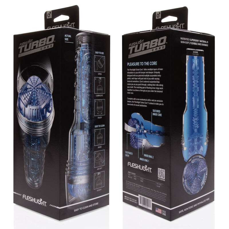 Fleshlight - Masturbateur Turbo Core Blue Ice