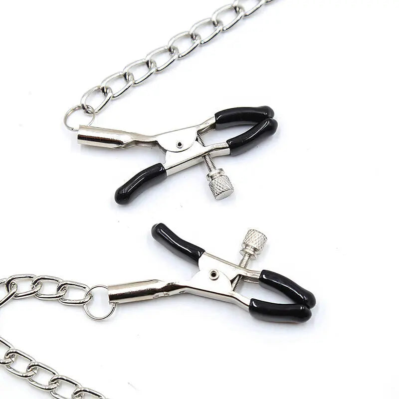 Kit Bondage Baillon Boule et Pinces Tétons Noir - Ohmama - OHMAMA FETISH