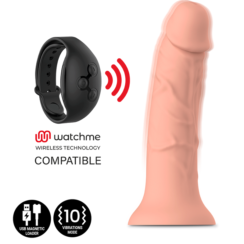 Mythology - asher original dildo s - vibrateur compatible avec la technologie sans fil watchme