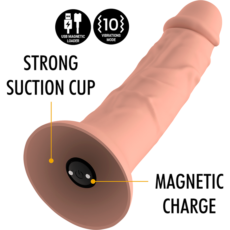 Mythology - asher original dildo s - vibrateur compatible avec la technologie sans fil watchme