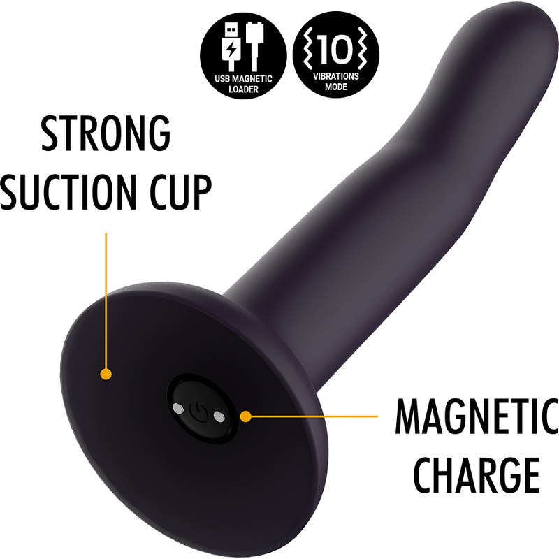 Mythology duman mystic dildo s - vibrateur watchme technologie sans fil compatible