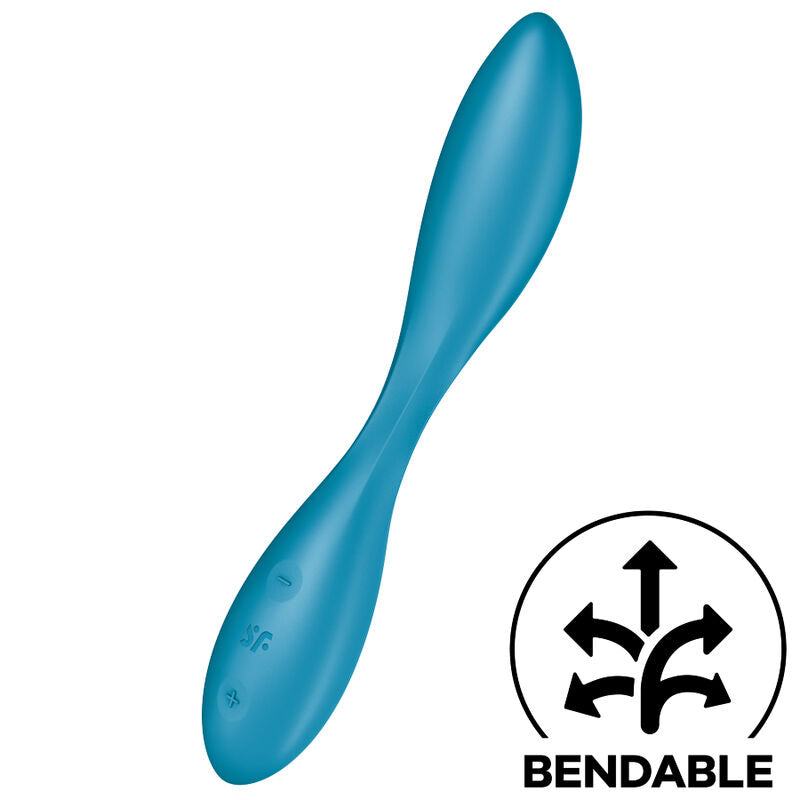 Satisfyer - g-spot flex 1 vibromasseur point g - turquoise