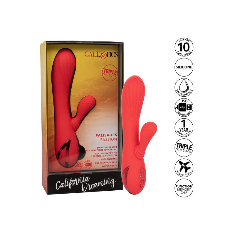 Vibromasseur Rabbit Palisades Passion Rouge - California Dreaming