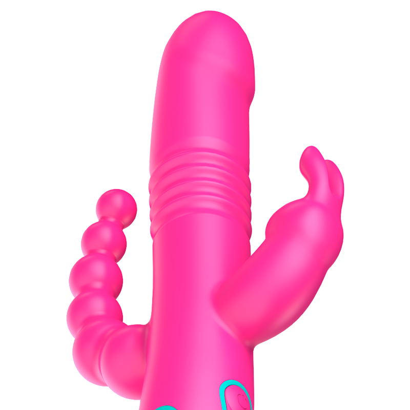Happy loky - donald triple stimulation : anal, g-spot & clitoral watchme technologie sans fil compatible