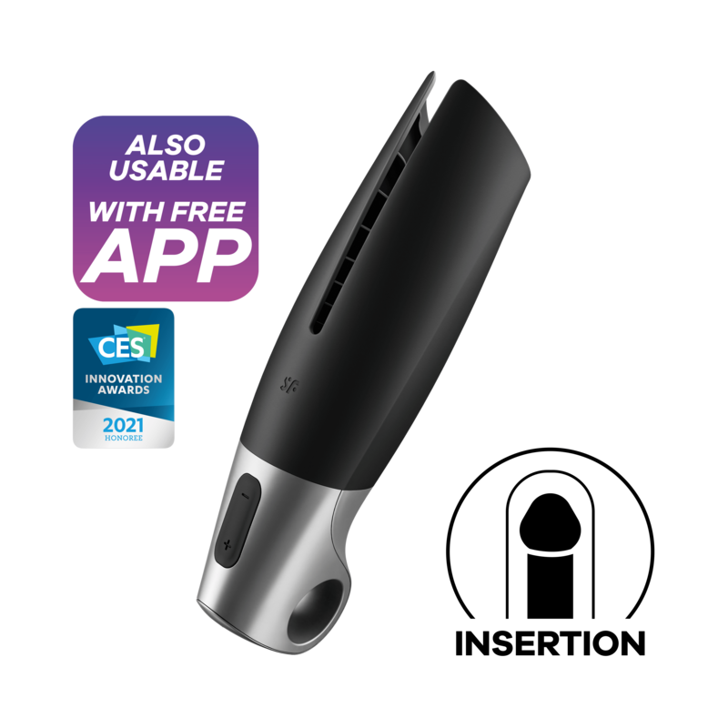 Satisfyer - Masturbateur Homme Connecté Power Masturbator - Noir