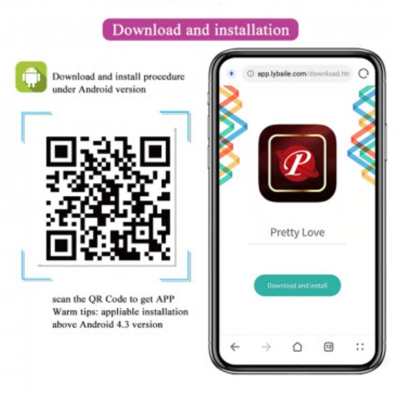 Pretty Love – Stimulateur connecté Catalina pour couple – Lilas