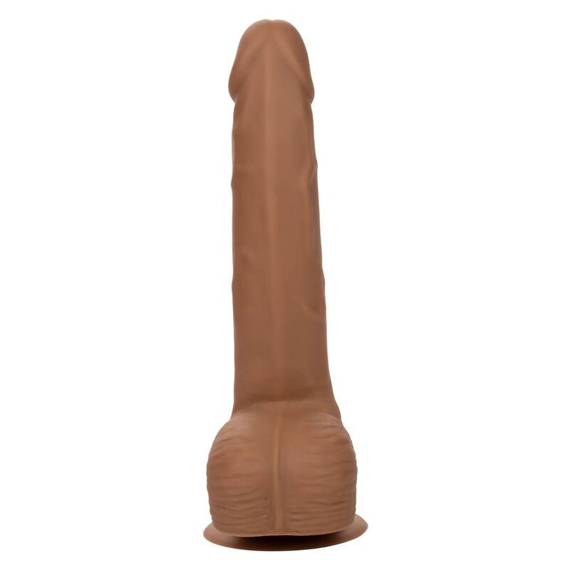 CalExotics - Gode Réaliste Courbé en Silicone Marron - 20,32 cm