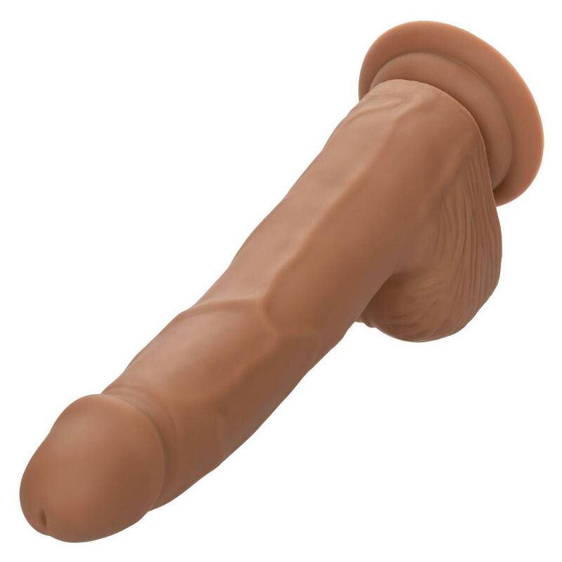 CalExotics - Gode Réaliste Courbé en Silicone Marron - 20,32 cm