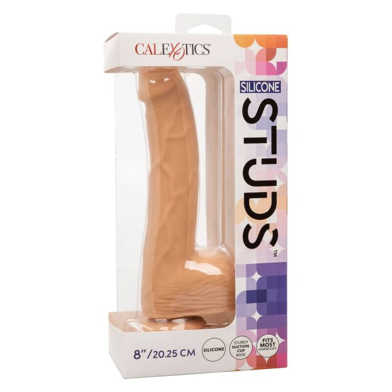 CalExotics - Gode Réaliste Courbé en Silicone - 20,32 cm