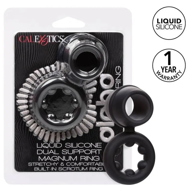Cockring Alpha Dual Magnum Noir - CalExotics