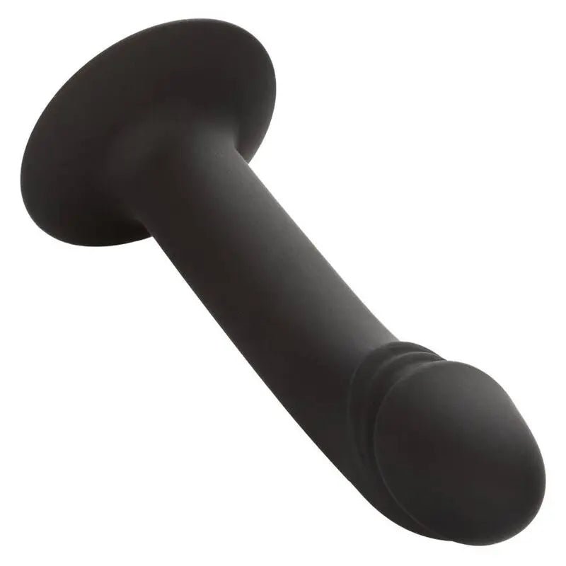 Plug Anal Courbé Stud Silicone avec Ventouse - CalExotics