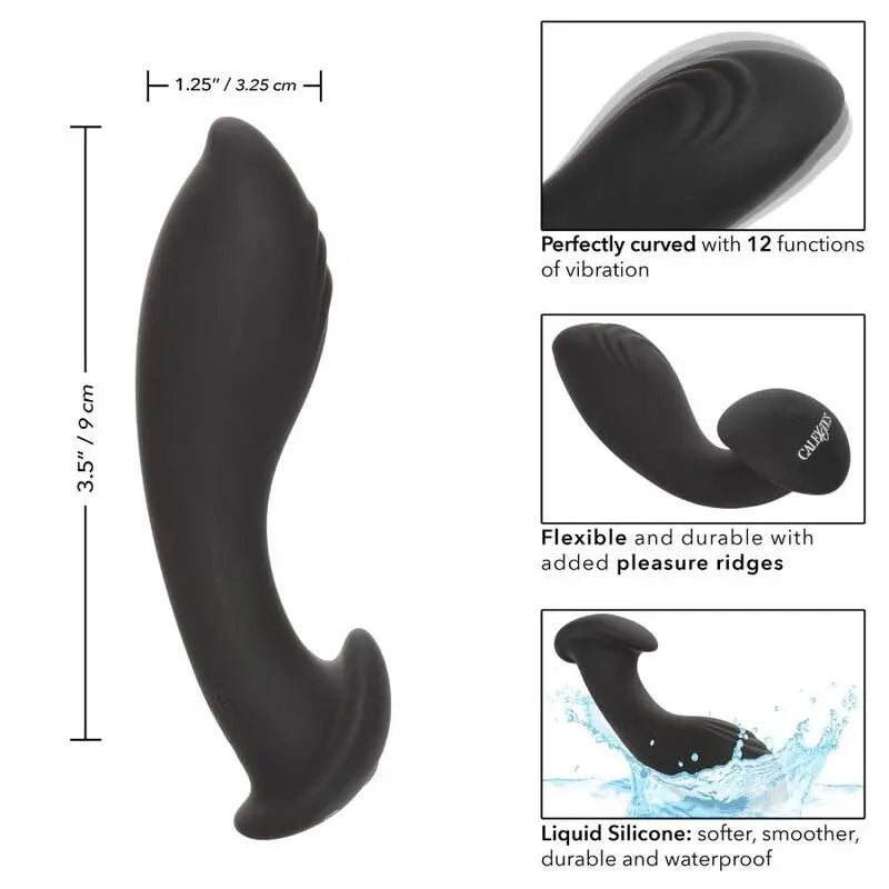 Sonde Anale Vibrante Eclipse Silicone Liquide - CalExotics