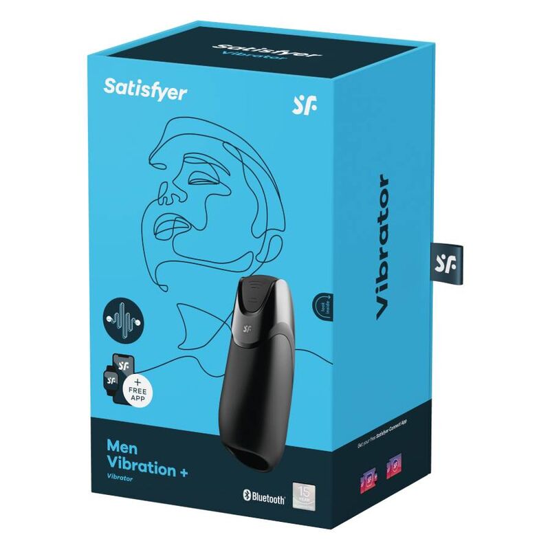 Satisfyer - Masturbateur Homme Connecté et Vibrant Men Vibration+