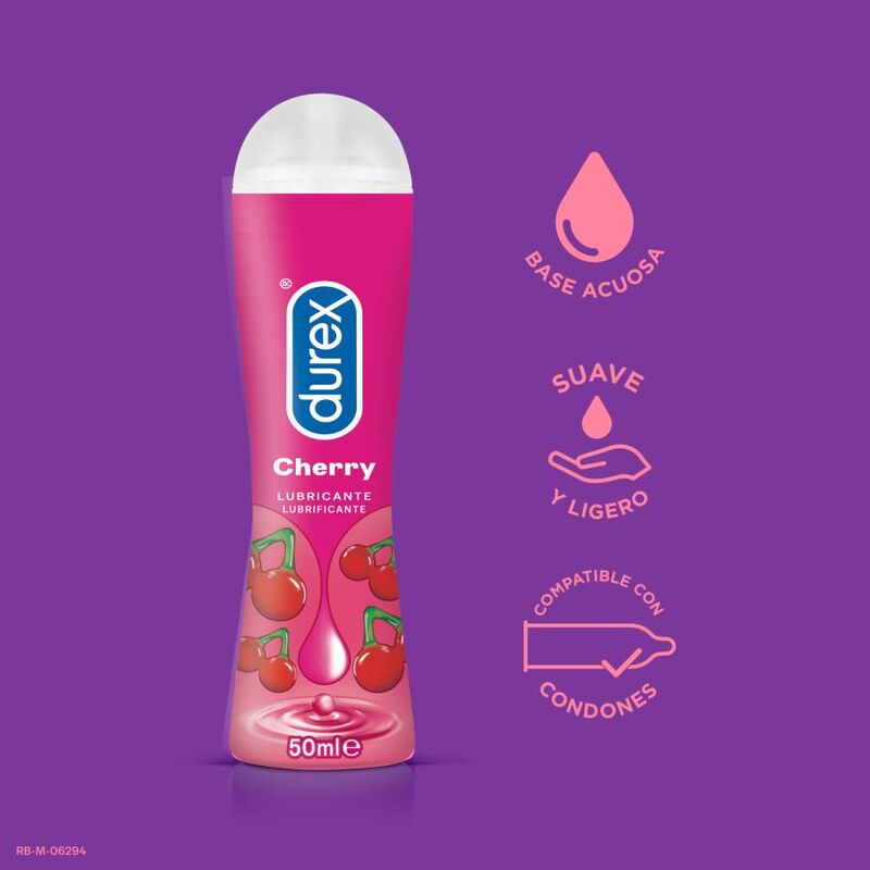 Durex - Gel Lubrifiant Saveur Cerise - 50 ml