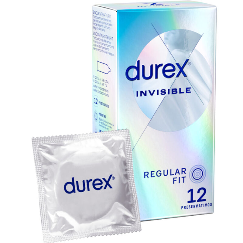 Durex - invisible extra mince 12 unités