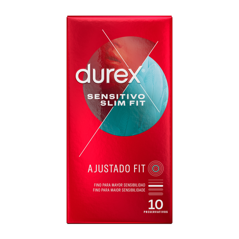Durex - sensitivo slim fit 10 unités