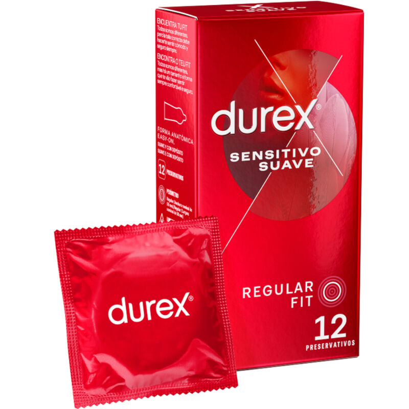 Durex - Préservatifs Ultra Fin Sensitivo Suave - Boîte de 12