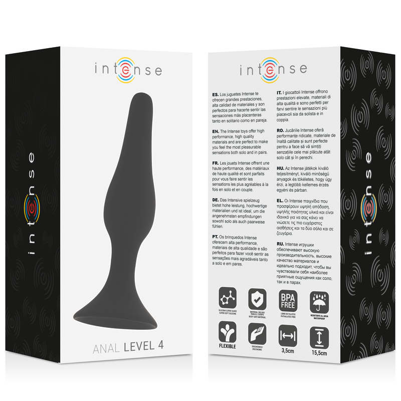 Intense - anal niveau 4 15,5cm noir