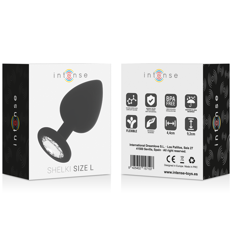 Intense - plug anal shelki l noir