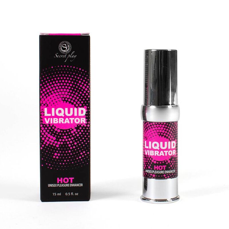 Secret Play - Gel Intime Effet Chauffant Parfum Fraise Liquid Vibrator - 15 ml