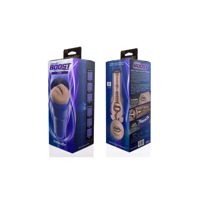 Fleshlight - Masturbateur Bouche Boost Blow - Rose