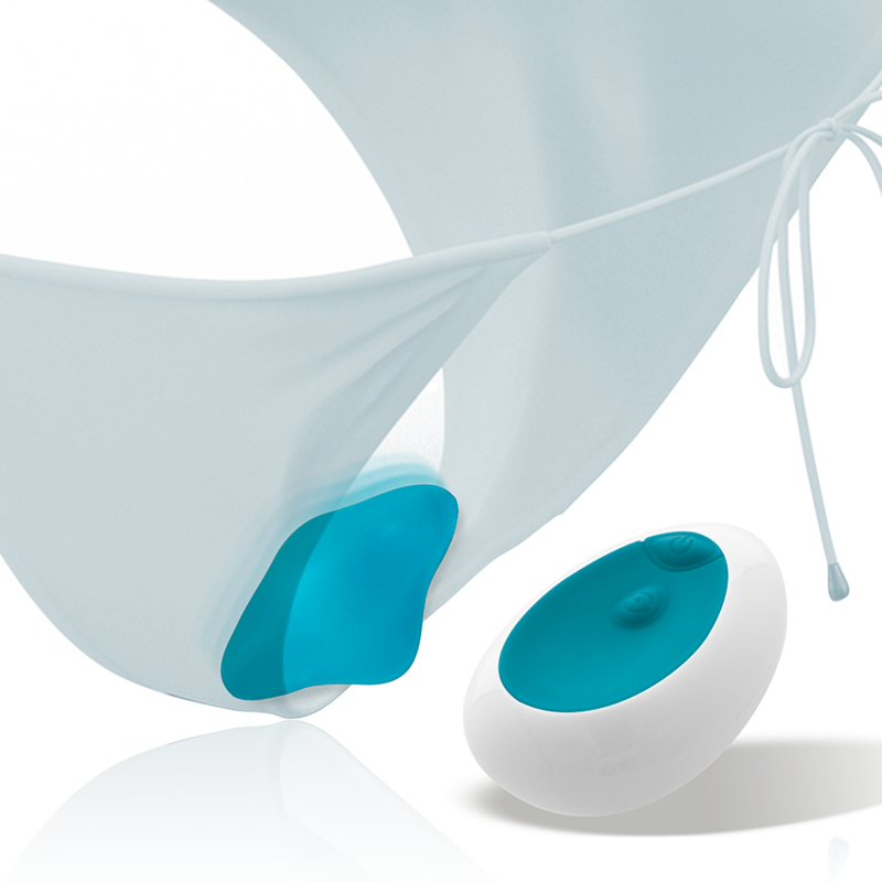 Intense Vibro de culotte avec Télécommande Samantha Bleu