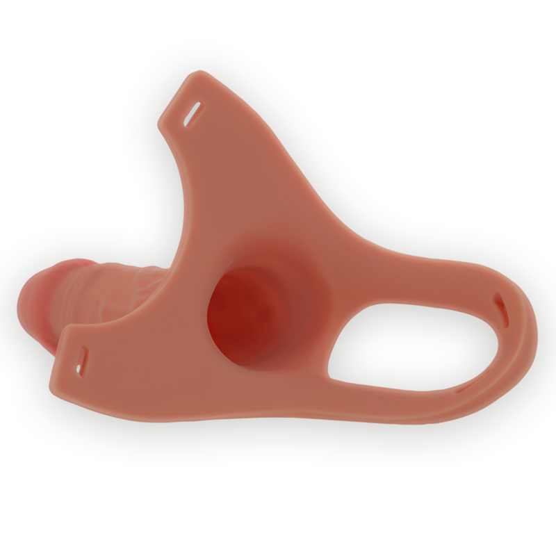 Intense - Harnais avec Gode Creux en silicone / 16 cm