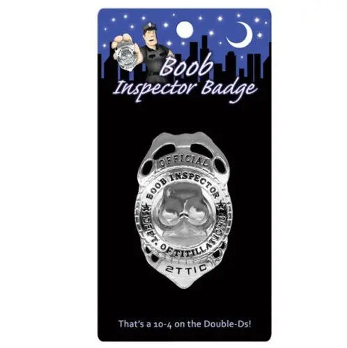 Badge Humoristique Inspecteur de Seins EVG/EVJF - Kheper Games