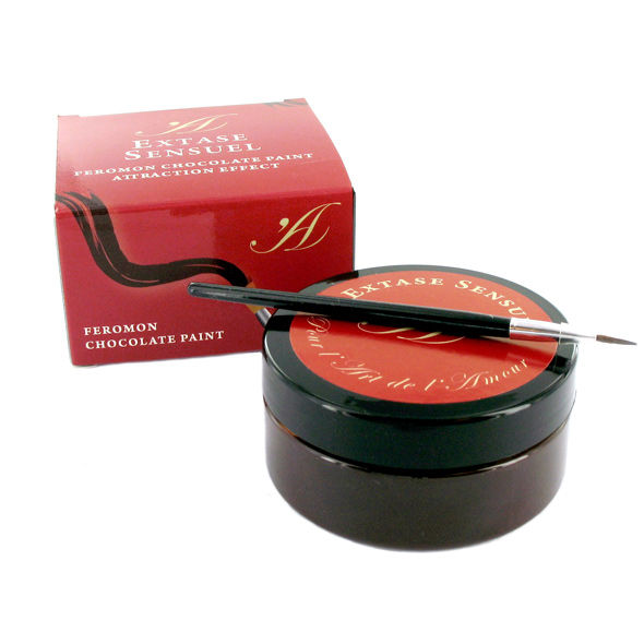 Extase Sensual - Peinture Comestible au Chocolat aphrodisiaque - 50 ml