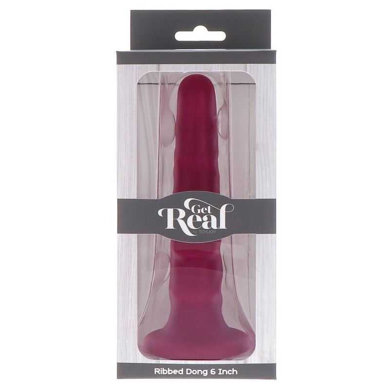 Get real - dong côtelé 12 cm rouge