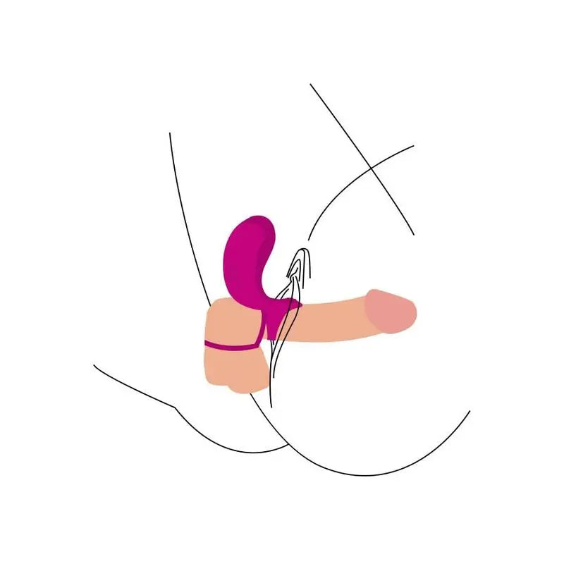 Anneau Vibrant Couple Stimulateur Fuchsia - Xocoon - XOCOON