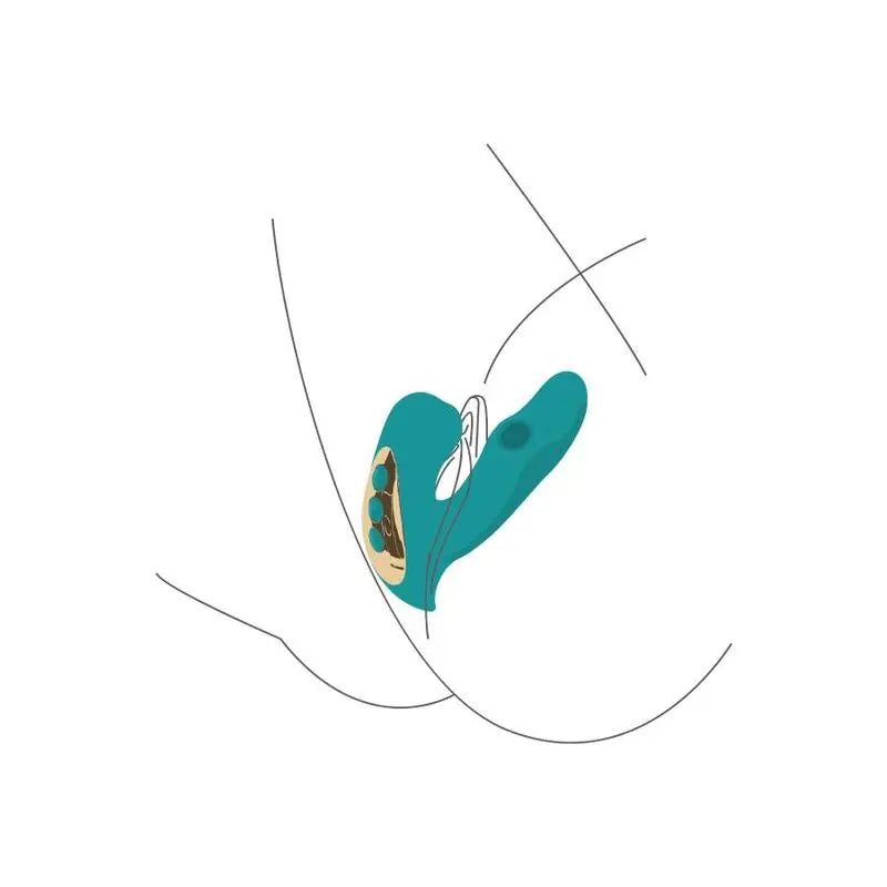 Stimulateur couple Eternal Love Vibe vert - Xocoon