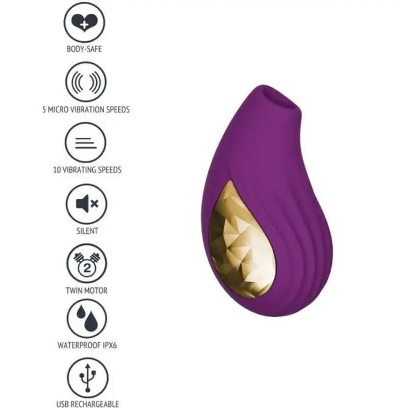 Stimulateur clitoridien Divine Love violet - Xocoon Xocoon