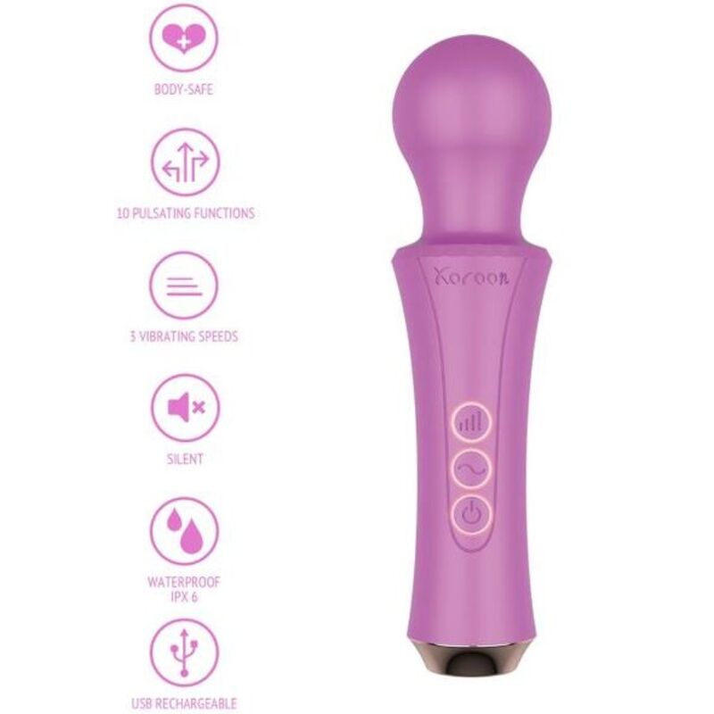 Xocoon - Mini Baguette de massage - Fuchsia