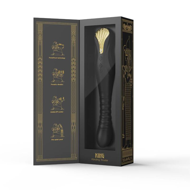 Zalo - Vibromasseur Va-et-Vient King Vibrating Thruster - Noir