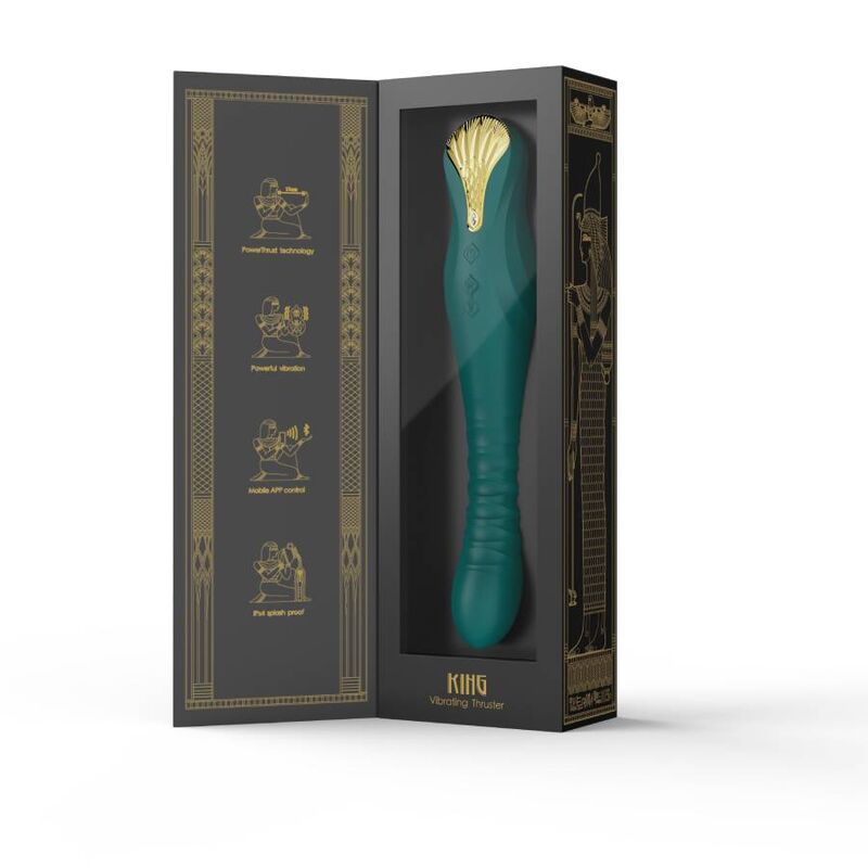 Zalo - Vibromasseur Va-et-Vient King Vibrating Thruster - Vert