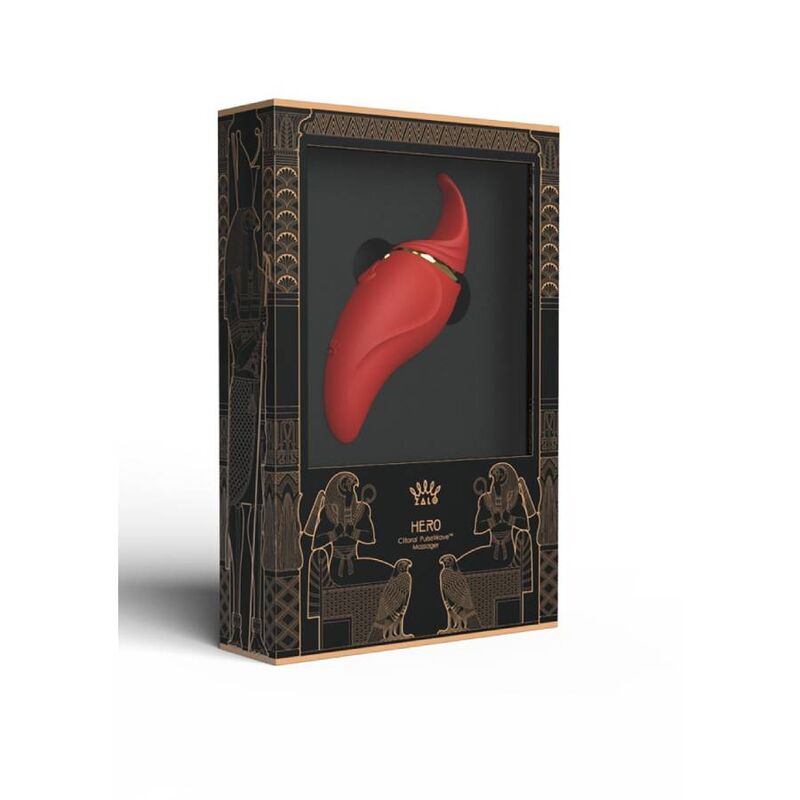Zalo - Vibromasseur Clitoridien Silicone Hero Pulsewave - Rouge