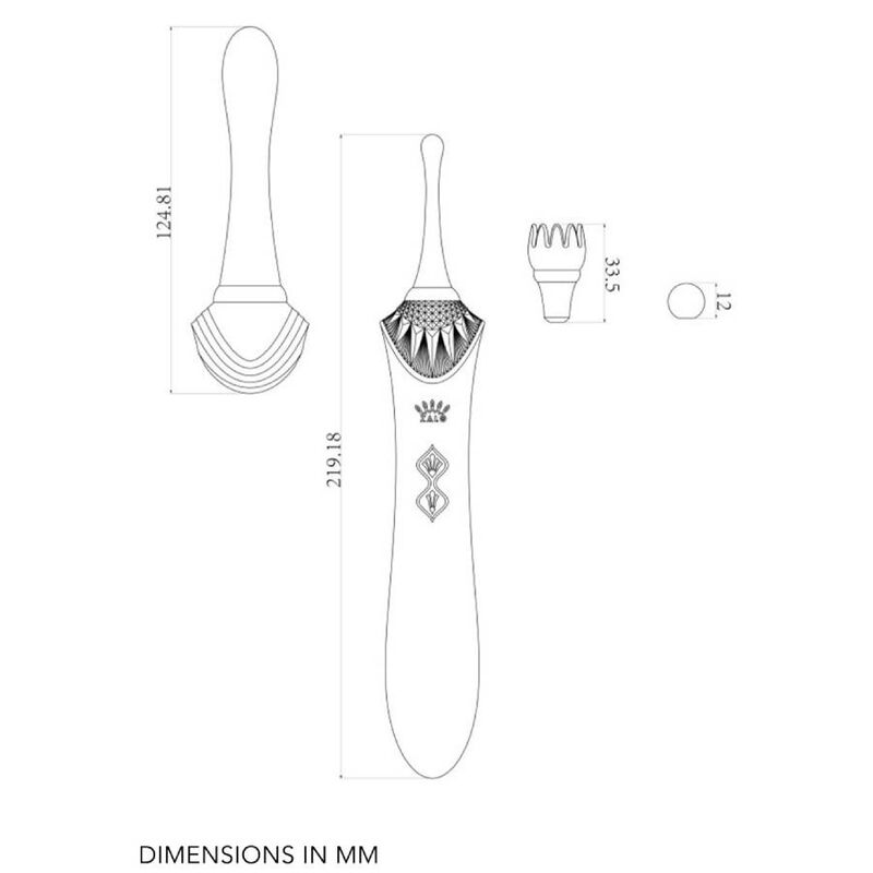 Zalo - Stimulateur Clitoridien Multi Fonctions & Chauffant - Noir