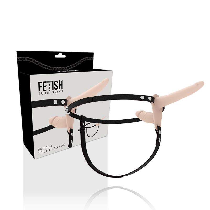 Fetish submissive harness - double pénétration chair