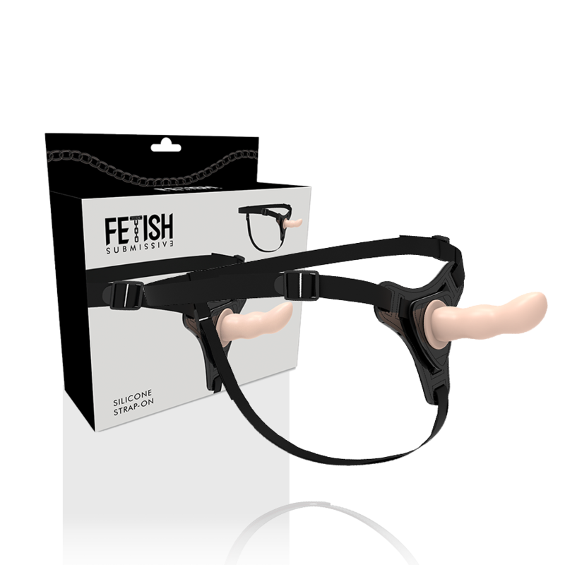 Fetish submissive harness - silicone chair point g 12,5 cm