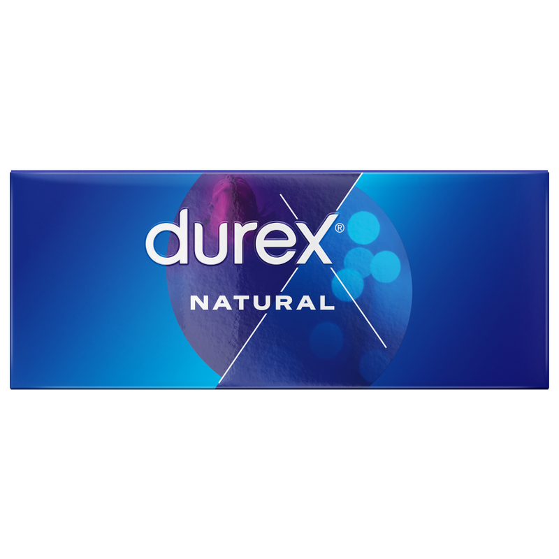 Durex - Préservatifs Natural Regular Fit - Boîte de 144