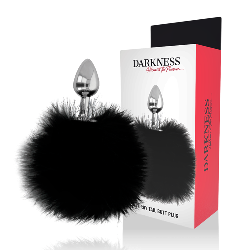 Darkness - Plug à pompom - Noir
