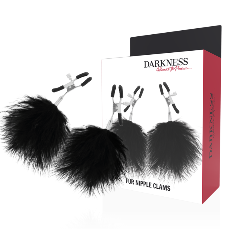 Darkness - pinces à tétons pom-pom 2