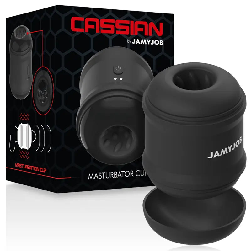 Masturbateur Vibrant Cassian Cup Noir - Jamyjob