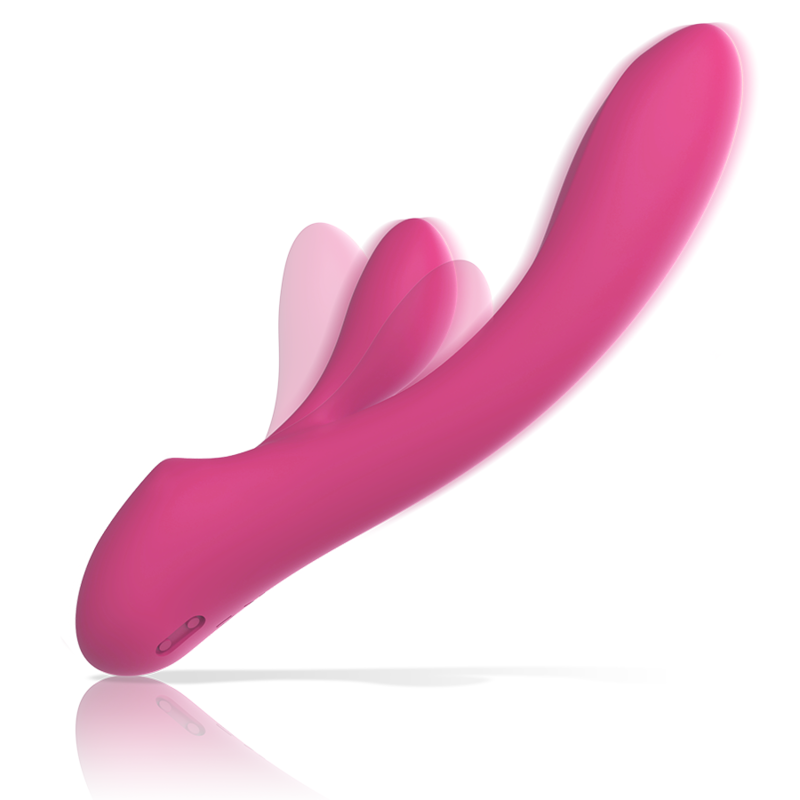 Intense – Vibromasseur Rabbit Luigi Double Stimulation Rechargeable Rose