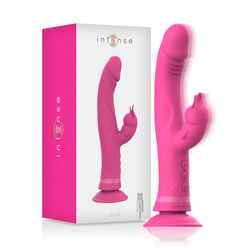 Vibromasseur Rabbit Intense Julio Rose - Intense