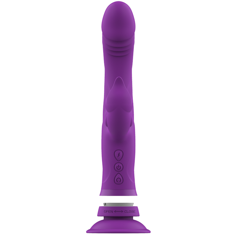 Intense – Vibromasseur Rabbit Casanova Triple Moteur avec Ventouse Violet